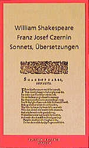 Beispielbild für William Shakespeare. Sonnets, Übersetzungen. SIGNIERT. zum Verkauf von Antiquariat Willi Braunert