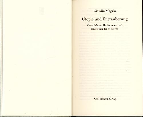 Beispielbild fr Utopie und Entzauberung: Geschichten, Hoffnungen und Illusionen der Moderne zum Verkauf von medimops