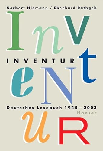 Beispielbild fr Inventur. Deutsches Lesebuch 1945 - 2003 zum Verkauf von medimops