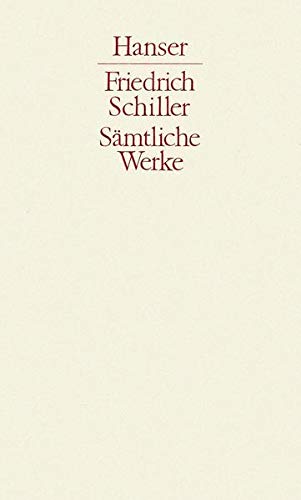 Stock image for Werke 1: Gedichte. Die R uber. Die Verschw rung des Fiesko zu Genua. Kabale und Liebe. Hanser Klassiker for sale by dsmbooks
