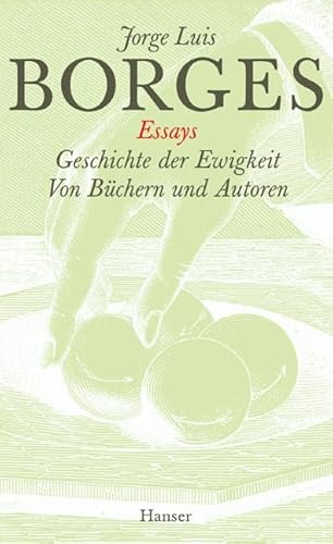 Stock image for Essays: Geschichte Der Ewigkeit; Von Bchern Und Autoren: Bd.2: Tl.2 for sale by Revaluation Books