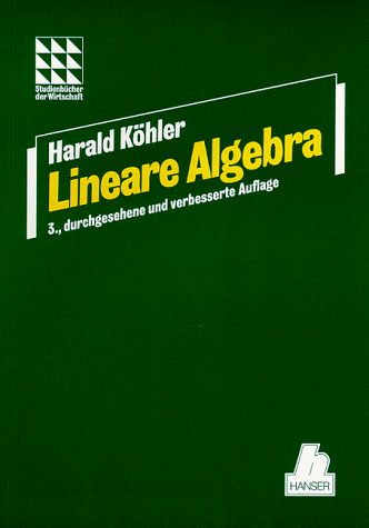Beispielbild fr Lineare Algebra zum Verkauf von Buchmarie