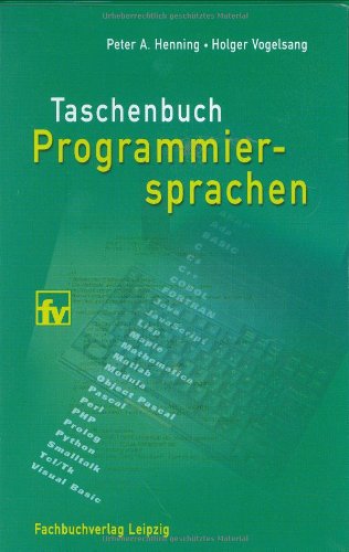 Beispielbild fr Taschenbuch Programmiersprachen zum Verkauf von Antiquariat Armebooks