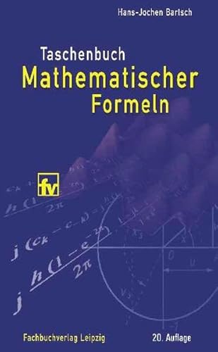 Beispielbild fr Taschenbuch mathematischer Formeln zum Verkauf von medimops