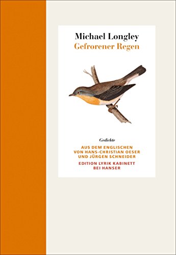 9783446254503: Gefrorener Regen: Gedichte. Englisch-Deutsch. Edition Lyrik Kabinett