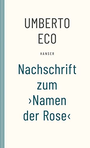 Beispielbild fr Nachschrift zum ?Namen der Rose? zum Verkauf von medimops