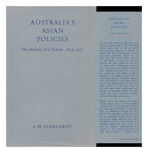 9783447018692: Australia's Asian policies: The history of a debate 1839-1972