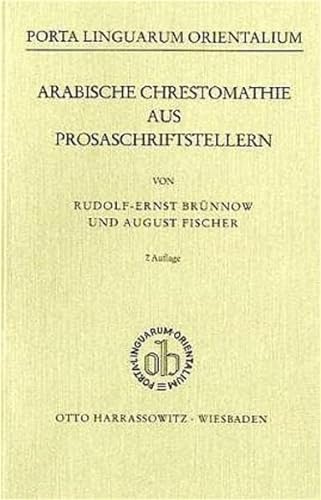 9783447024488: Arabische Chrestomathie aus Prosaschriftstellern