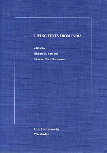 Stock image for Living Texts from India. for sale by SKULIMA Wiss. Versandbuchhandlung