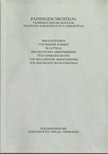 Beispielbild fr Papiergeschichte(n). zum Verkauf von Antiquariat Dorner