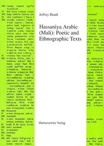 9783447047920: Hassaniya Arabic Mali: Poetic and Ethnographic Texts: 31 (Semitica Viva)