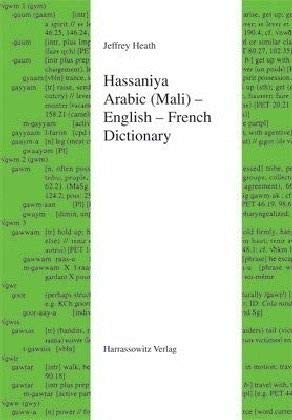 9783447050128: Hassaniya Arabic (Mali) - English - French Dictionary (Semitica Viva,)