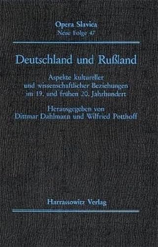 Imagen de archivo de Deutschland und Russland: aspekte kultureller und a la venta por N. Fagin Books