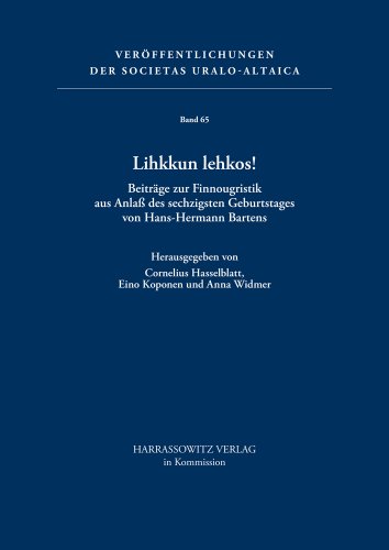 Imagen de archivo de Lihkkun lehkos!. Beitrge zur Finnougristik aus Anla des sechzigsten Geburtstages von Hans-Hermann Bartens. a la venta por Antiquariat Kai Gro