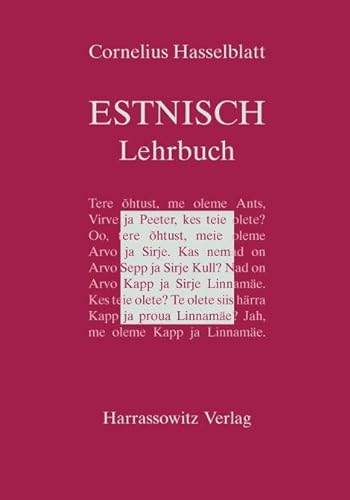Lehrbuch des Estnischen.