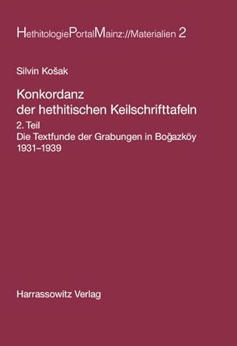 Stock image for Konkordanz der hethitischen Keilschrifttafeln for sale by ISD LLC