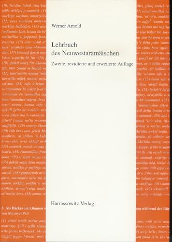 Lehrbuch Des Neuwestaramaischen (Semitica Viva) by Arnold, Werner [Paperback ] - Arnold, Werner