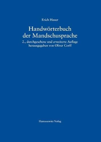 9783447055284: Handworterbuch Der Mandschusprache