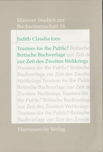 Beispielbild fr Trustees for the Public? zum Verkauf von SKULIMA Wiss. Versandbuchhandlung