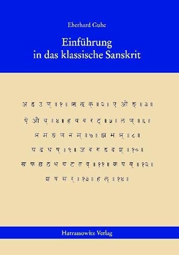 9783447058070: Einfhrung in das klassische Sanskrit: Lehrbuch mit bungen