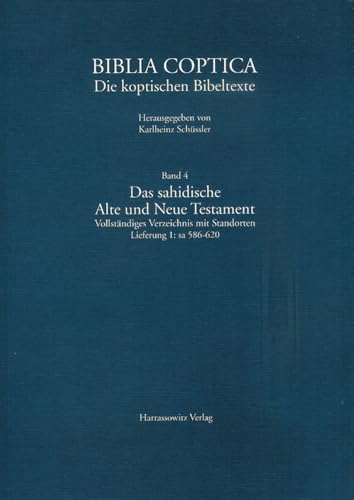 Die Sahidische Alte und Neue Testament, Lieferung 2: sa 621-672 (BIBLIA COPTICA) [Soft Cover ]