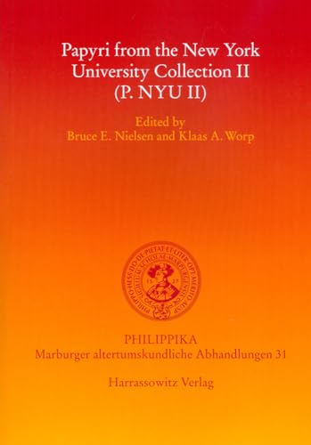 9783447060936: Papyri from the New York University Collection II P.nyu II: 31 (Philippika)