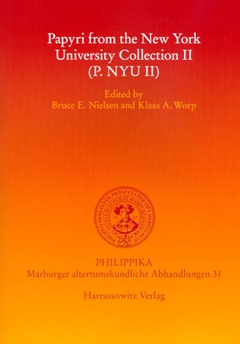 9783447060936: Papyri from the New York University Collection II P.nyu II