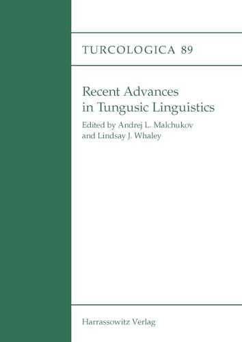 Stock image for Recent Advances in Tungusic Linguistics (Turcologica) for sale by GF Books, Inc.