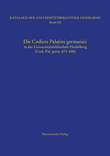 Beispielbild fr Codices Palatini germanici in der Universit zum Verkauf von ISD LLC