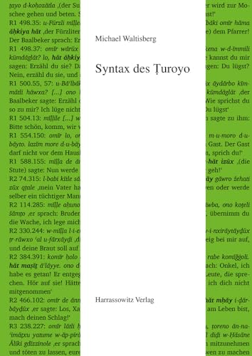 Syntax Des Turoyo (Semitica Viva) (German Edition) - Waltisberg, Michael