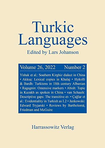 Stock image for Turkic Languages 2022 for sale by GreatBookPrices