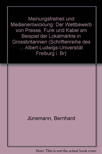 Beispielbild fr Meinungsfreiheit und Medienentwicklung zum Verkauf von medimops