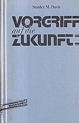 Beispielbild fr Vorgriff auf die Zukunft. zum Verkauf von Antiquariat Nam, UstId: DE164665634