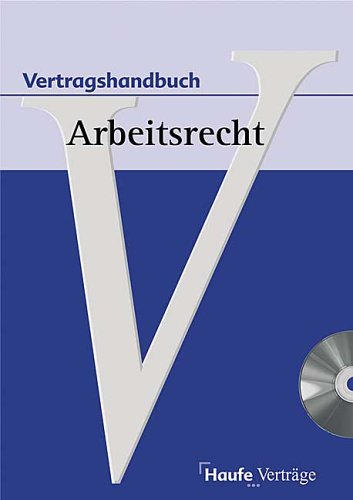 Beispielbild fr Vertragshandbuch Arbeitsrecht, m. CD-ROM zum Verkauf von medimops