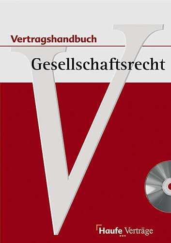 Beispielbild fr Vertragshandbuch Gesellschaftsrecht, m. CD-ROM zum Verkauf von medimops