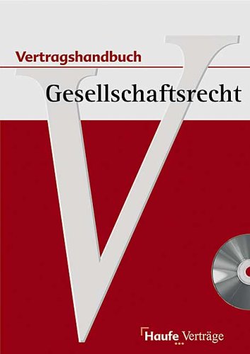 9783448049695: Vertragshandbuch Gesellschaftsrecht, m. CD-ROM