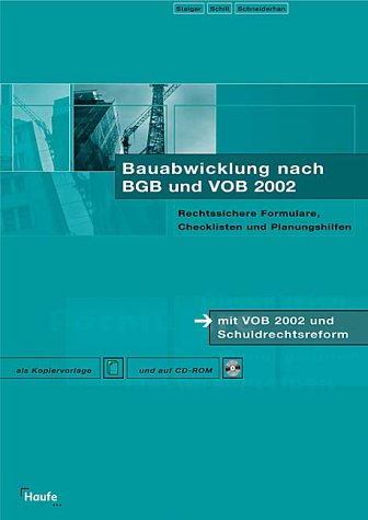 Beispielbild fr Bauabwicklung nach BGB und VOB 2002, m. CD-ROM zum Verkauf von medimops