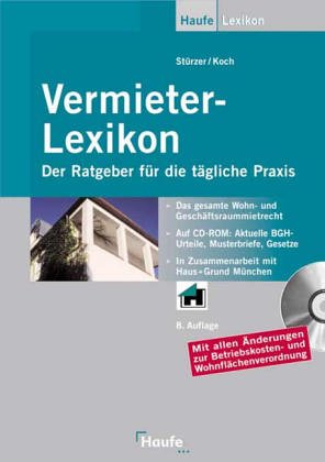 Imagen de archivo de Vermieter-Lexikon, m. CD-ROM Rudolf Strzer (Autor), Michael Koch (Autor) a la venta por BUCHSERVICE / ANTIQUARIAT Lars Lutzer
