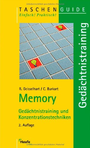 Stock image for Memory, Gedchtnistraining und Konzentrationstechniken for sale by medimops