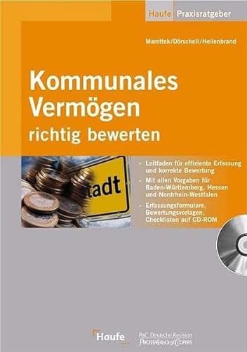 Beispielbild fr Kommunales Vermgen richtig bewerten Leitfaden fr effiziente Erfassung und korrekte Bewertung. Praxisorientierte Darstellung fr die Anwendung in allen Bundeslndern. Rechtsgrundlagen, Erfassungsformulare, Bewertungsvorlagen, Checklisten auf CD-ROM (Gebundene Ausgabe) von Christian Marettek (Autor), Andreas Drschell (Autor), Andreas Hellenbrand Wie Sie ffentliche Vermgensgegenstnde richtig erfassen und bewerten erklrt Ihnen dieser Ratgeber - praxisorientiert und leicht verstndlich. Die Doppik hat sich endgltig im kommunalen Haushaltsrecht durchgesetzt. Beginnen Sie jetzt mit der Vermgensbewertung, als erste Aufgabe fr das neue kommunale Haushalts- und Rechnungswesen. Der erfolgreiche Ratgeber "Kommunales Vermgen richtig bewerten" hilft Ihnen dabei praxisorientiert und leicht verstndlich. Inhalte ffentliche Vermgensgegenstnde korrekt erfassen und bewerten Zuwendungen behandeln die Erffnungsbilanz in den Folgejahren fortschreiben praktische Beispiele fr jede Vermgensart zum Verkauf von BUCHSERVICE / ANTIQUARIAT Lars Lutzer