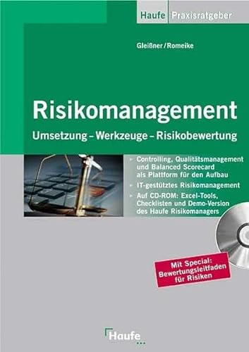 Stock image for Risikomanagement.Mit CD-ROM. Umsetzung, Werkzeuge, Risikobewertung for sale by medimops