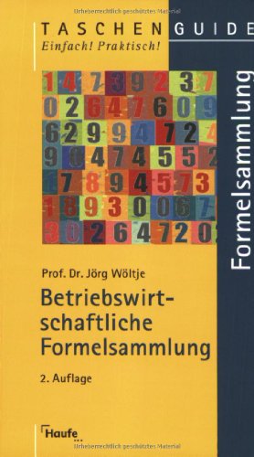 Imagen de archivo de Betriebswirtschaftliche Formelsammlung a la venta por medimops