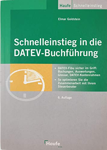 Stock image for Schnelleinstieg in die DATEV-Buchfhrung for sale by medimops