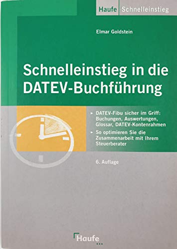 9783448067897: Schnelleinstieg in die DATEV-Buchfhrung