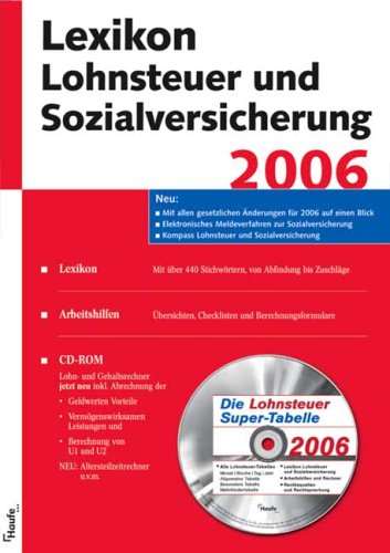 Lohnsteuer und Sozialversicherung 2006 (9783448068030) by Unknown