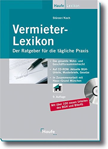 Stock image for Vermieter-Lexikon. Mit CD-ROM. Ein Ratgeber fr die tgliche Praxis for sale by medimops