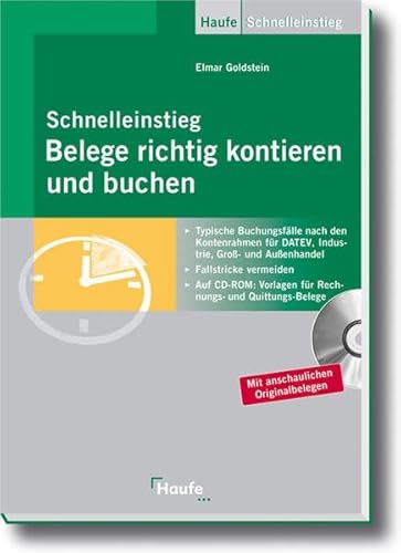 Beispielbild fr Schnelleinstieg Belege richtig kontieren und buchen zum Verkauf von medimops