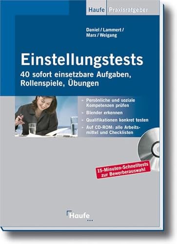 Stock image for Einstellungstests - 40 sofort einsetzbare Aufgaben, Rollenspiele, bungen for sale by medimops