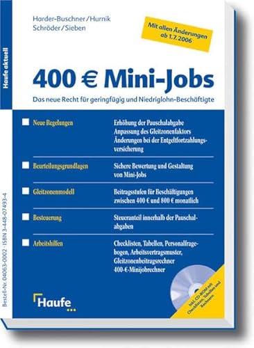 400 Euro-Minijobs (9783448074932) by Unknown Author