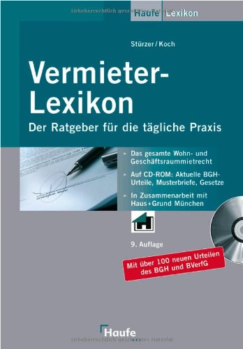 Stock image for Vermieter-Lexikon: Das gesamte Wohn- und Geschftsraummietrecht for sale by Versandhandel K. Gromer